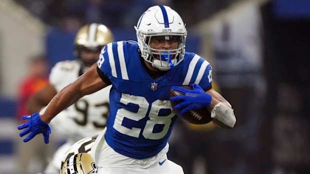 Indianapolis Colts running back Jonathan Taylor vs. New Orleans Saints